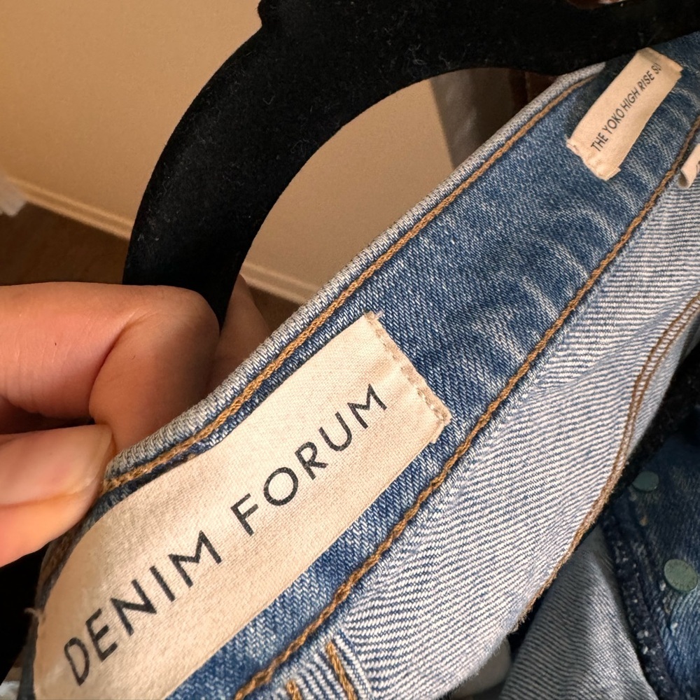 Denim forum jeans - Yoku style high rise- size 27